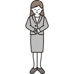Woman Bowing SVG Icon